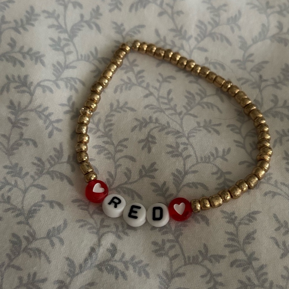 Taylor Swift Red friendship bracelet